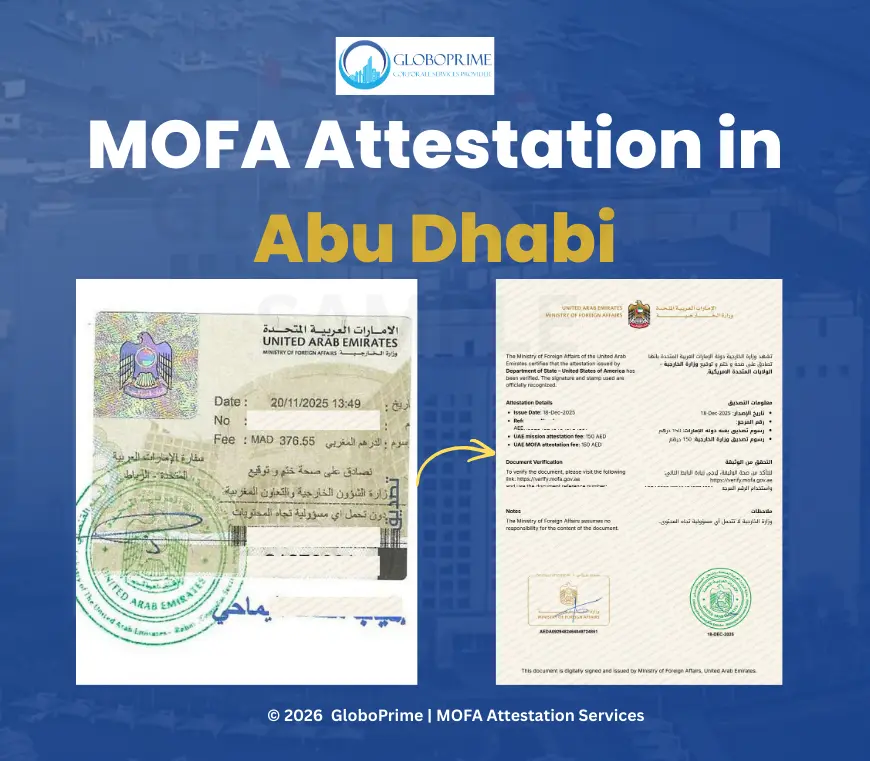 MOFA Attested Document Sample
